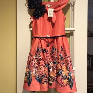 NEW with tags Knitworks girls dress & fashion bow